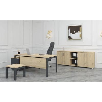 Delta L Etajerli Masa Takımı