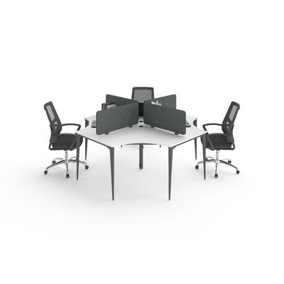 Ritim 4'lü 90 Derece Yonca Workstation